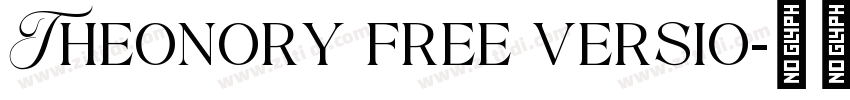 Theonory free versio字体转换